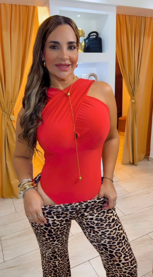 Red Bodysuit (stretch)