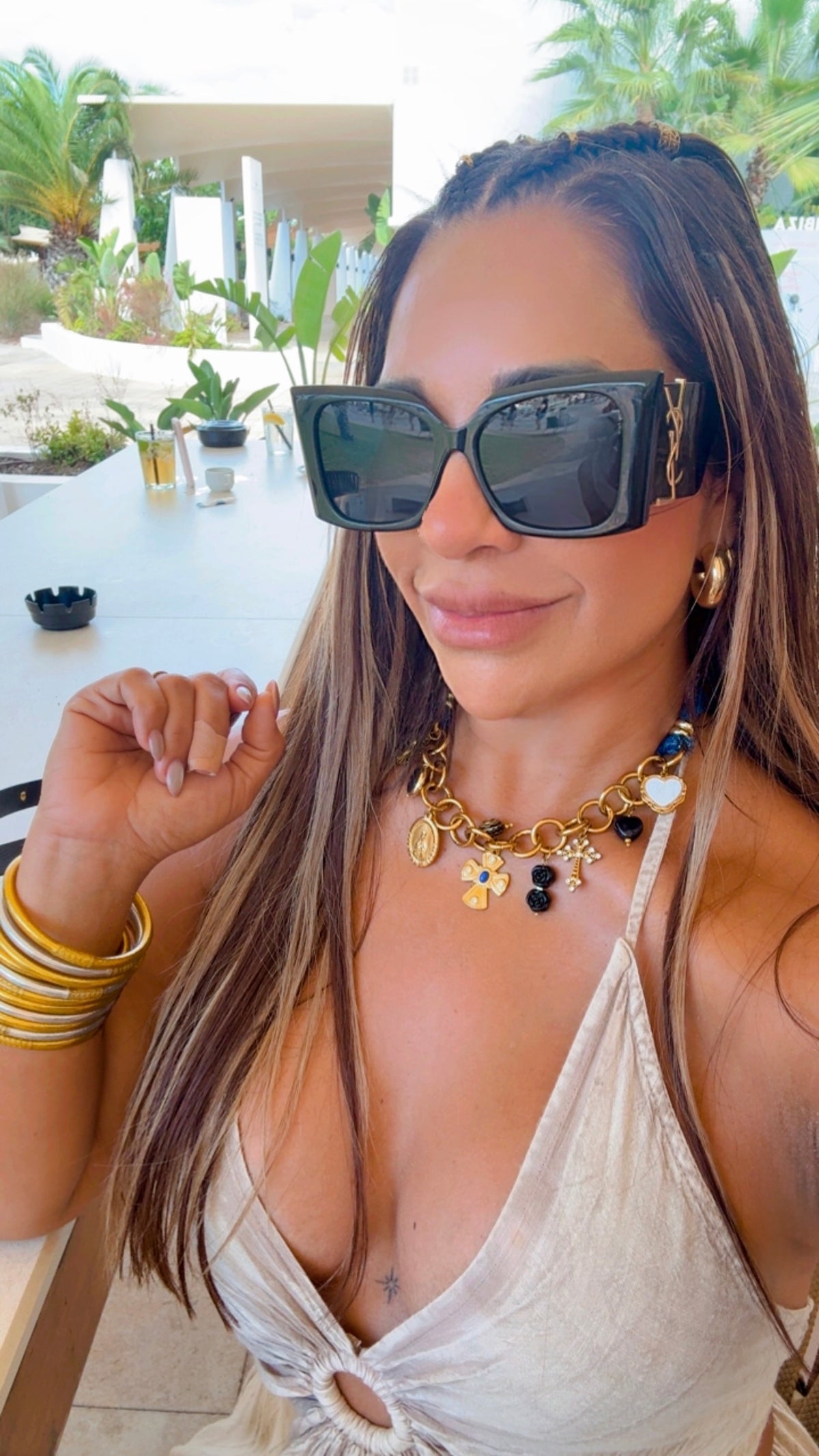 YSL Black Sunglasses (Kit completo)