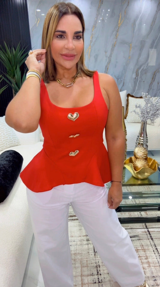 My Valentine Red Top