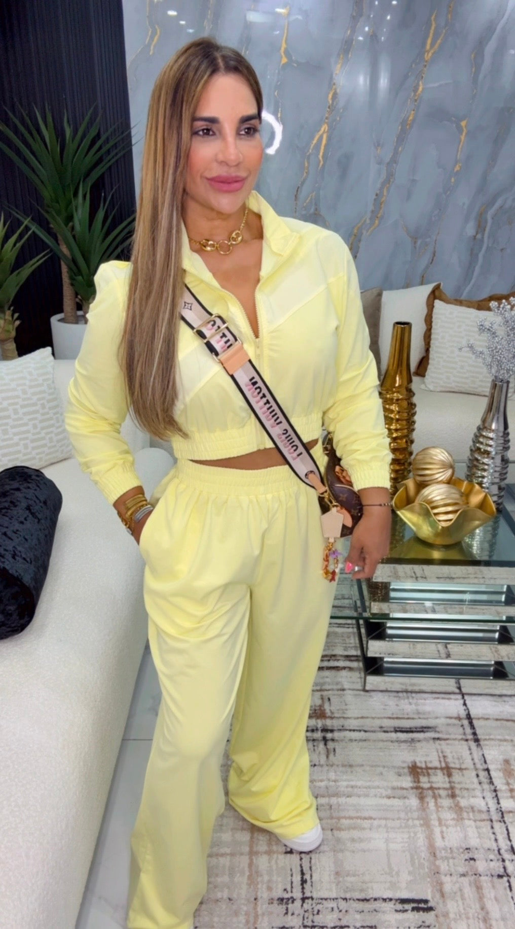 Bangkok Yellow Travel Set (spandex)
