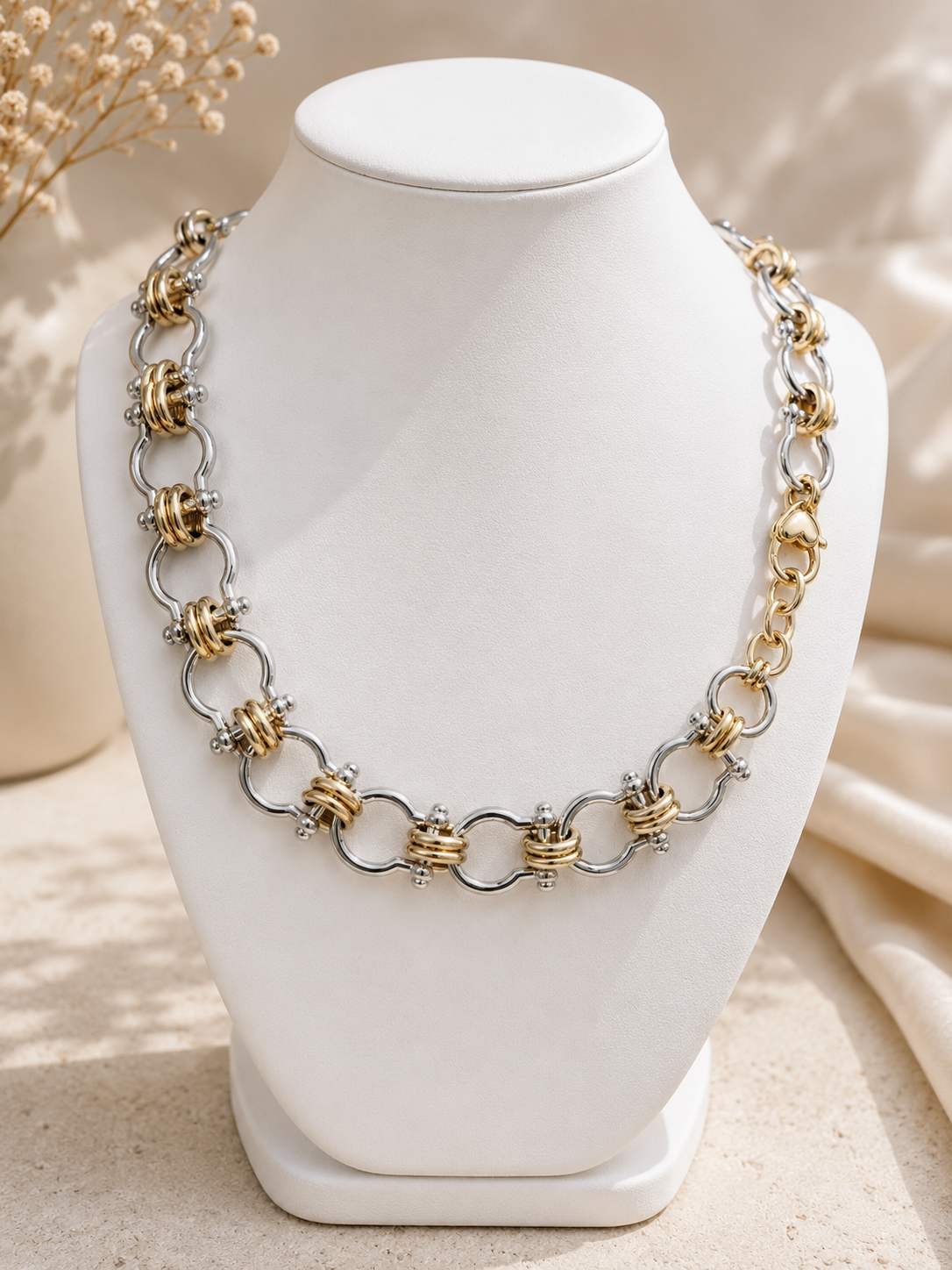Britney 2 Tones Necklace