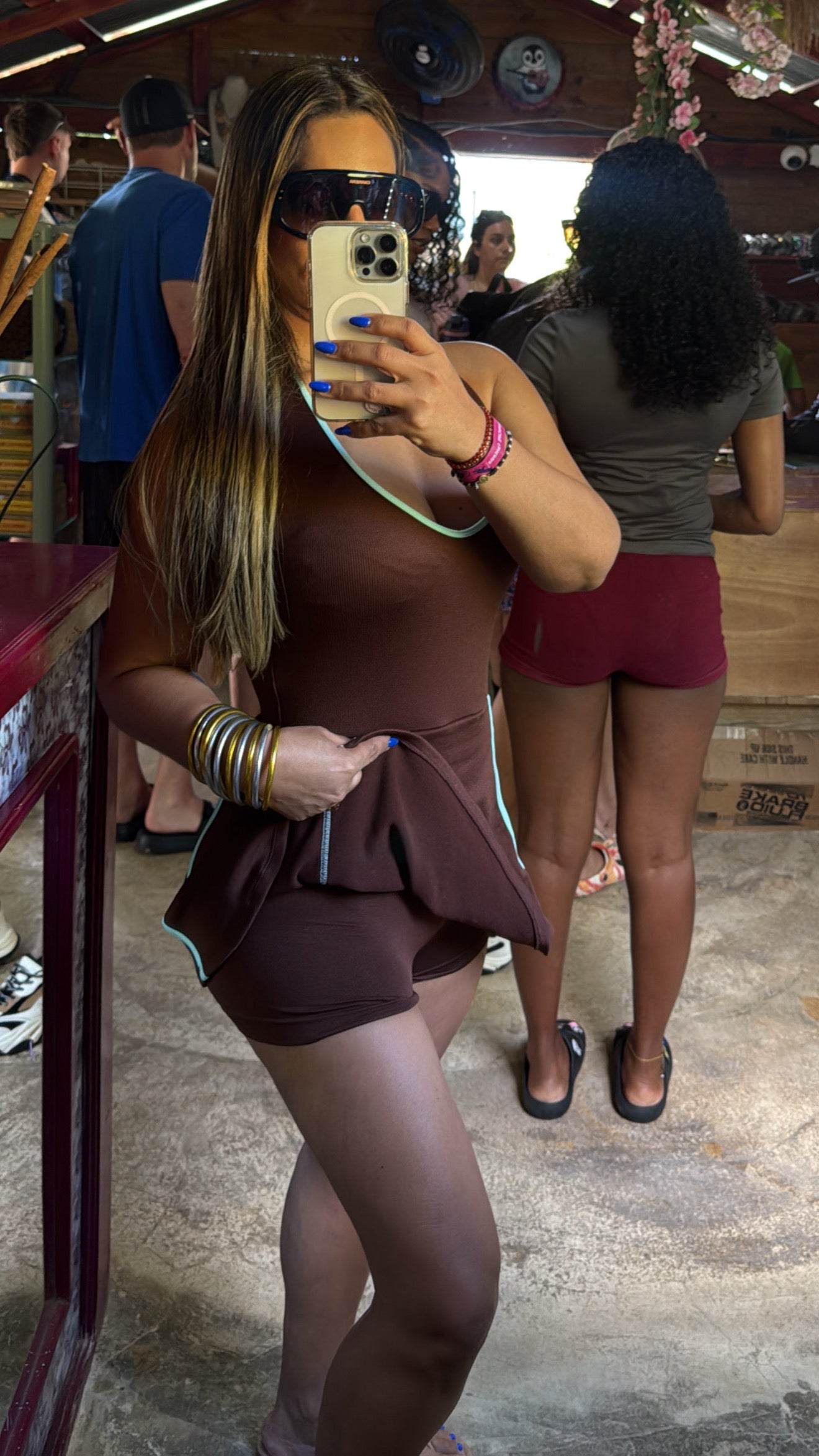 Buggy Sport Romper Dress (spandex) utilicé M/L