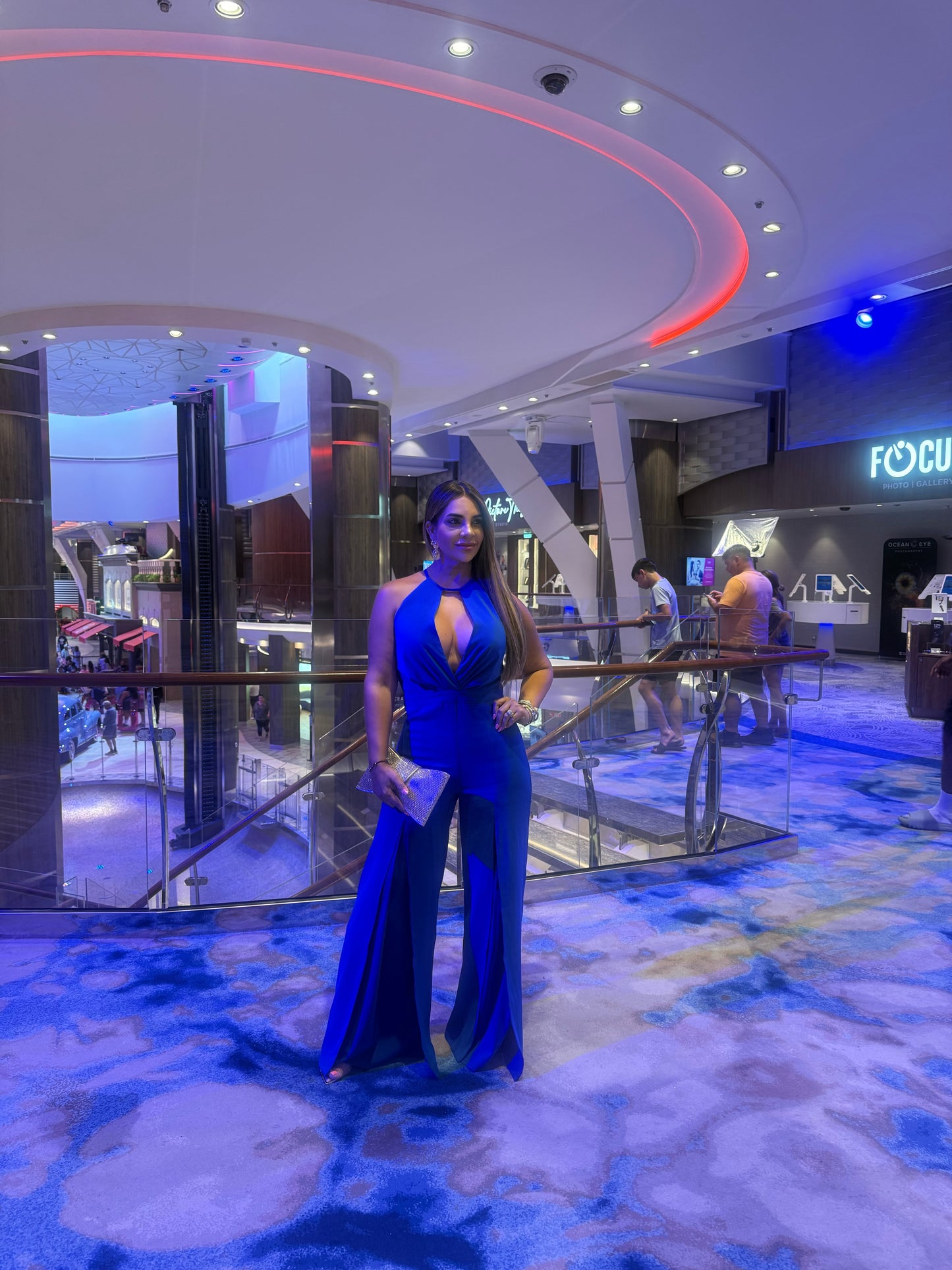 Royal Carribean Blue Jumpsuit(utilicé talla Médium)