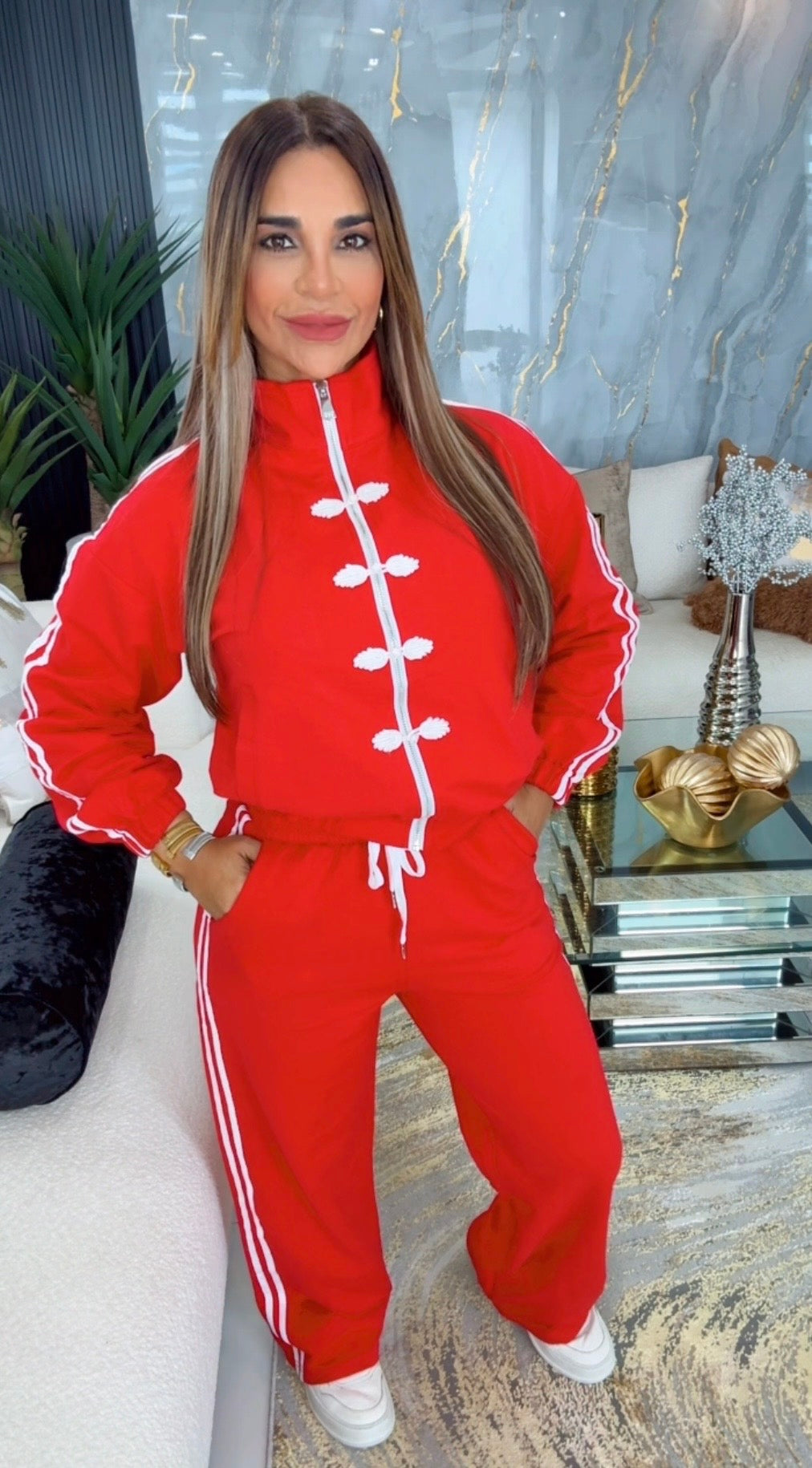 Guanzhou Red Travel Set (spandex)