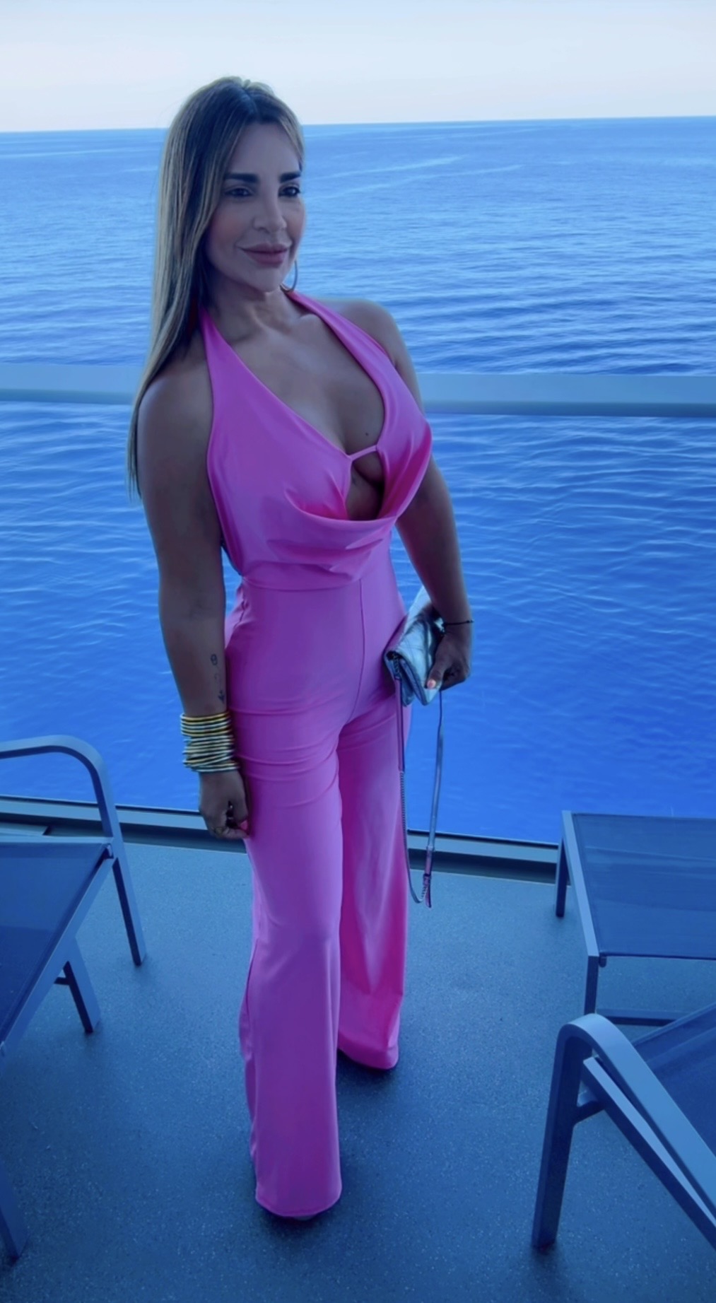 Tenerife Pink Jumpsuit (stretch)