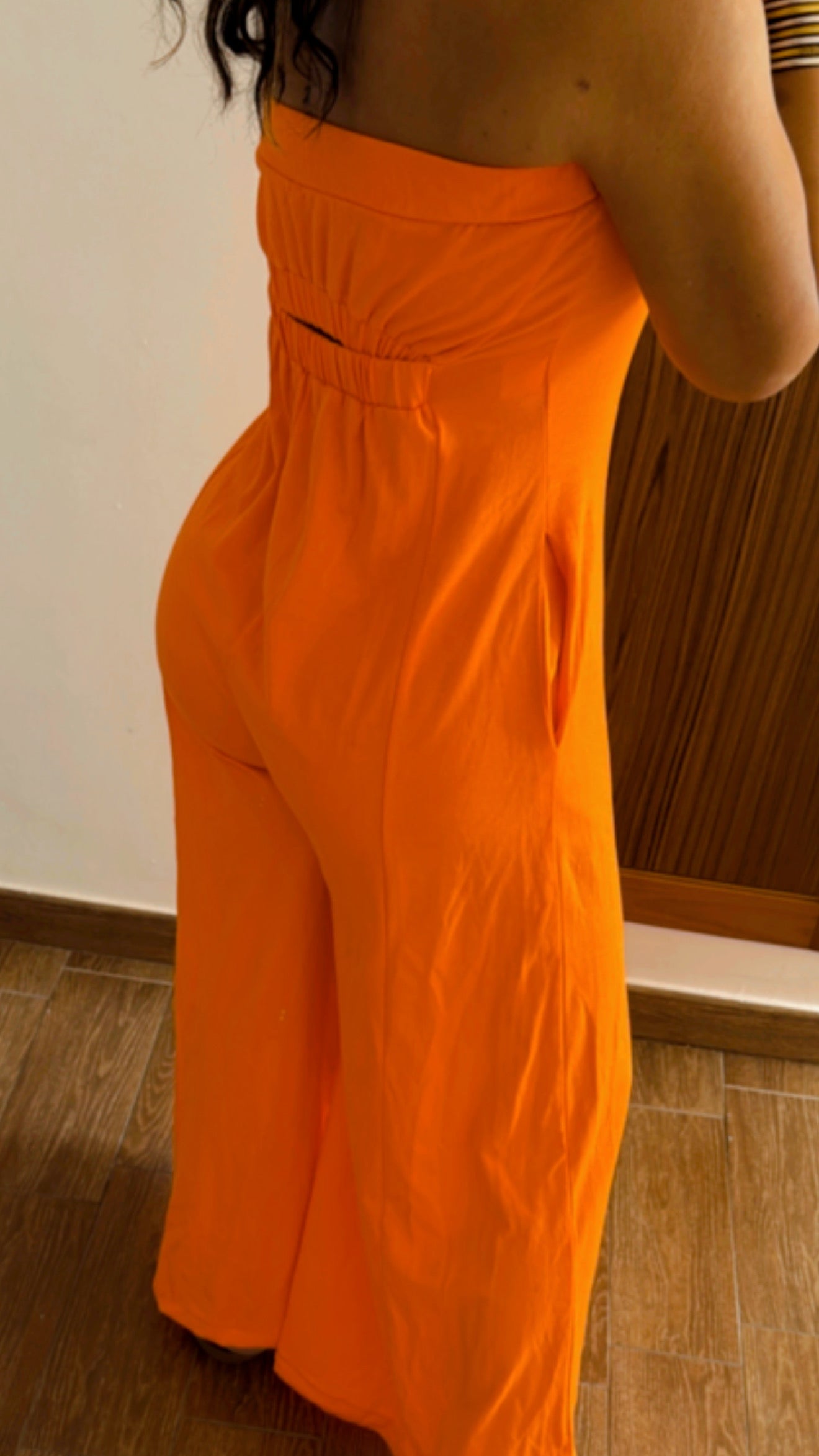 Cataluña Orange Jumpsuit (stretch)