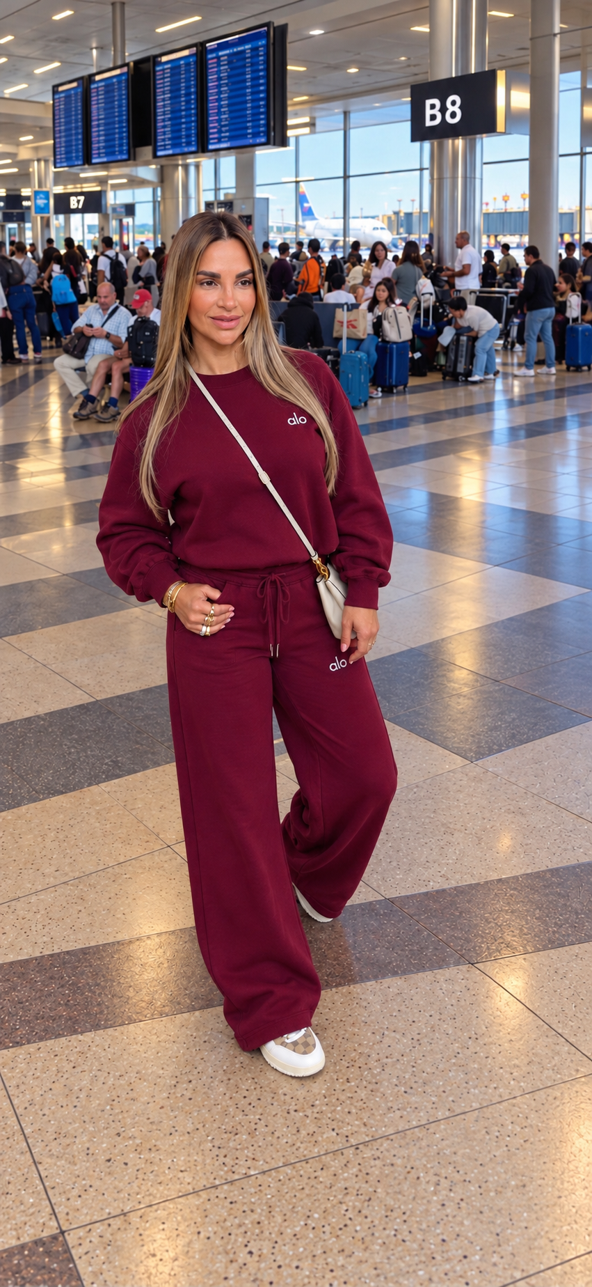 Alo Winter Burgundy Set (spandex) llegan el próximo martes
