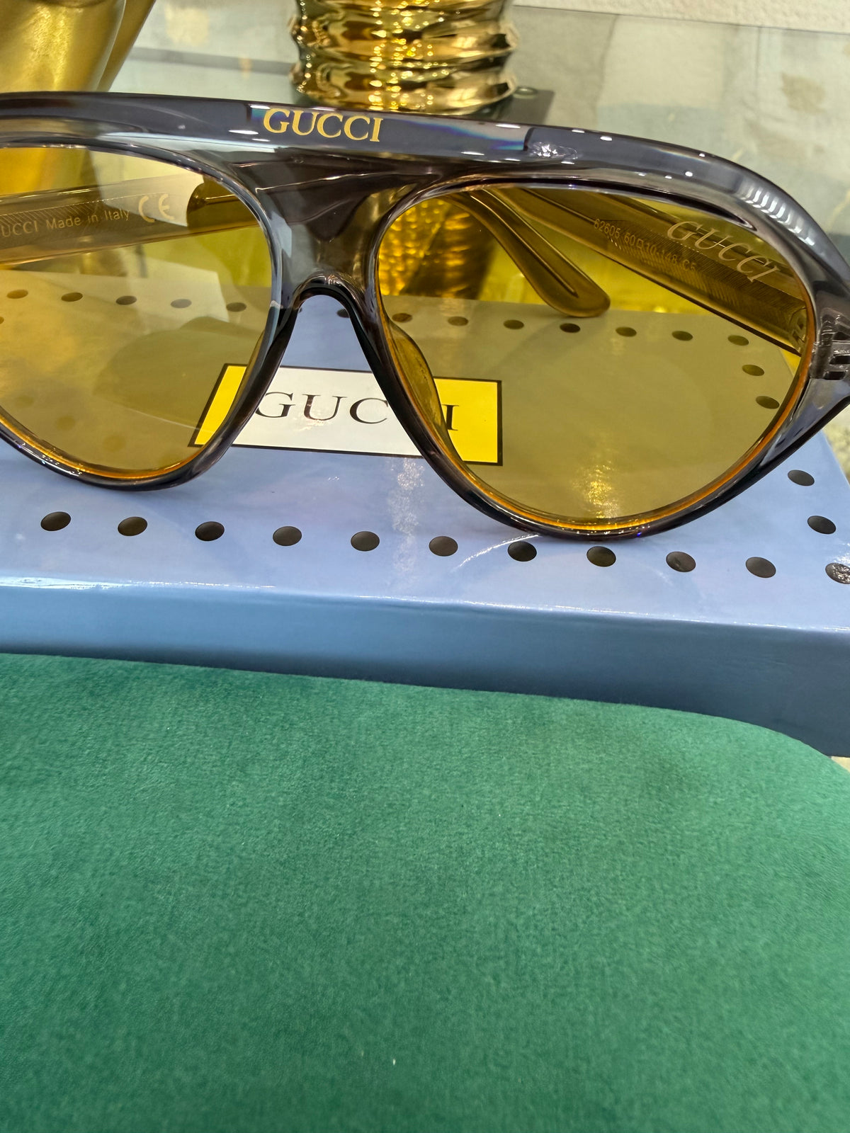 GG Yellow Sunglasses (Kit completo)