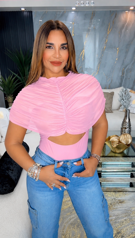 Chianti Pink Bodysuit (stretch)